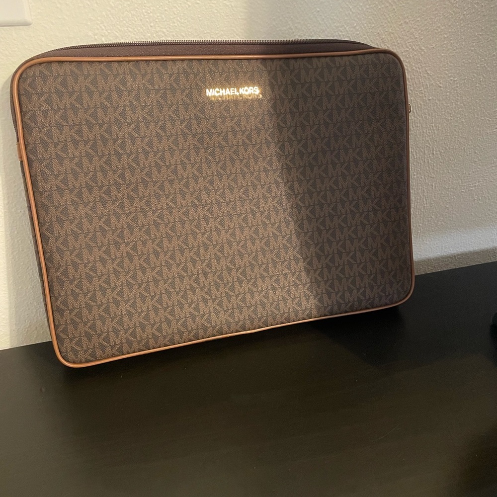 Michael Kors Brown Laptop case